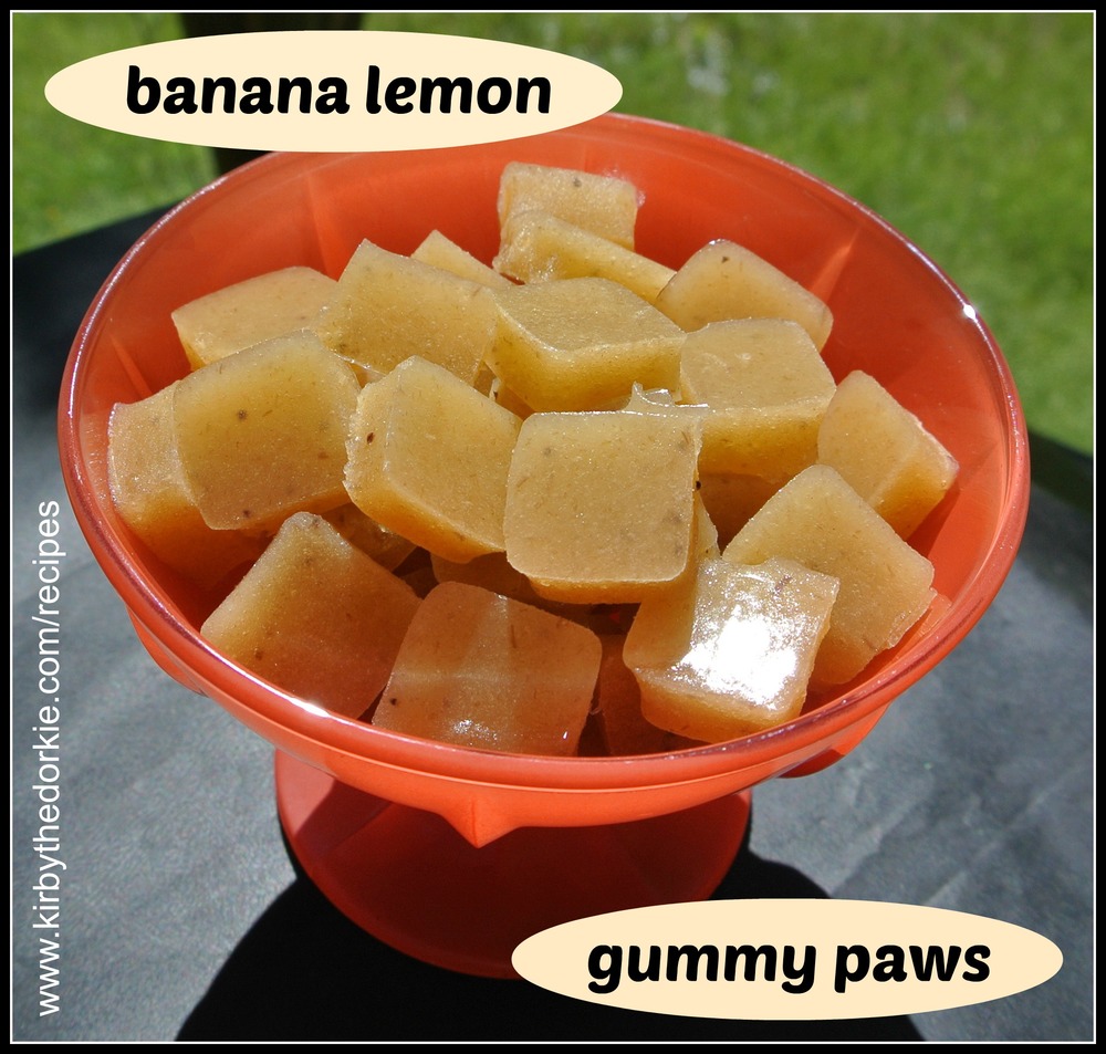 Banana Lemon Gummy Paws